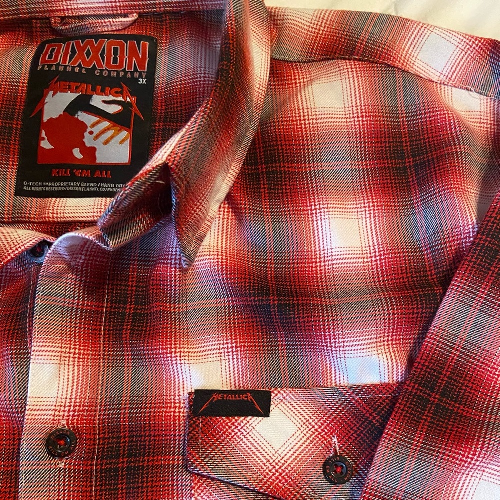 Dixxon Metallica Men’s Button Down Shirt